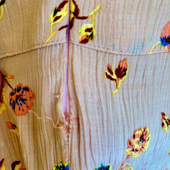 Faithfull the Brand Floral Peach Dress - Picture 11 of 11